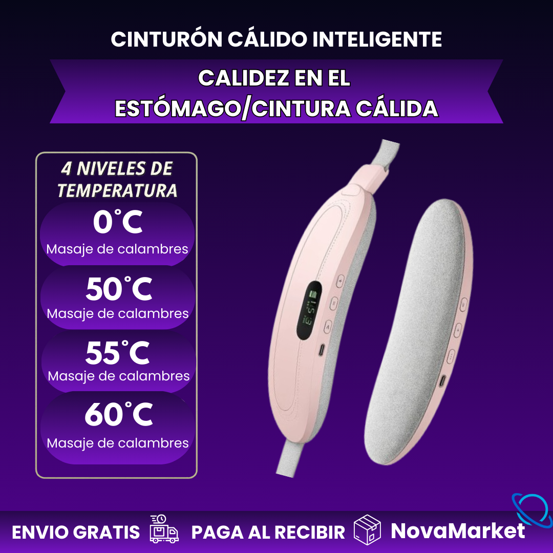 CINTURON TERMICO PARA ALIVIAR DOLORES MENSTRUALES + ENVIO GRATIS